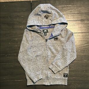 Roots Kids Light Gray Zip-Up Hoodie